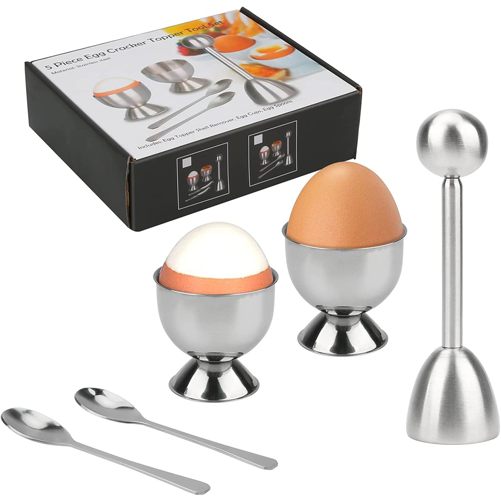 LMETJMA エッグクラッカートッパーセット ステンレス鋼 - Egg Separator Tool のレビューと価格
