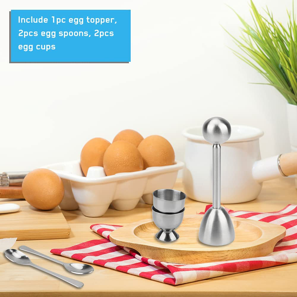LMETJMA エッグクラッカートッパーセット ステンレス鋼 - Egg Separator Tool のレビューと価格