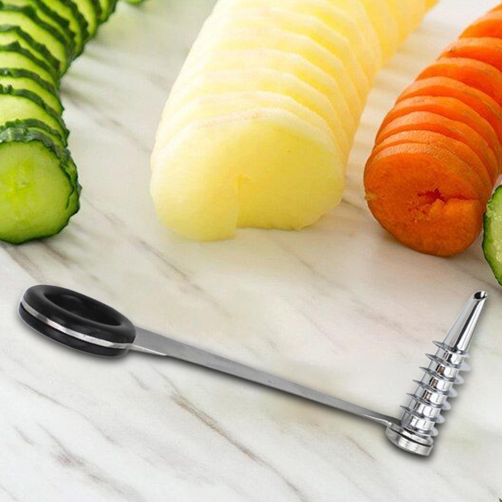 1個入りスパイラルスライサー ツイスター ステンレス製野菜ス - Kitchen Gadgets For Men のレビューと価格