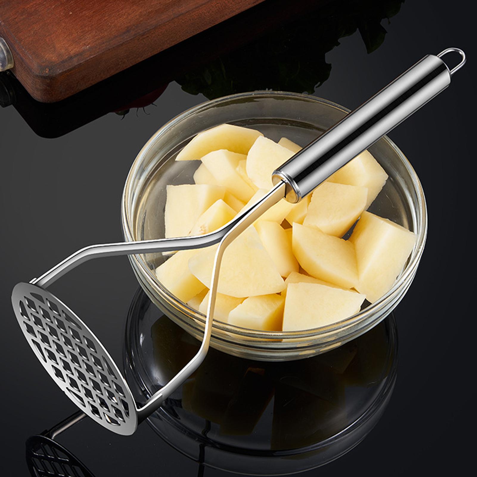 手動ステンレス鋼ポテトマッシャー果物野菜圧力泥機キッチン子供 - Kitchen Gadgets For Men のレビューと価格