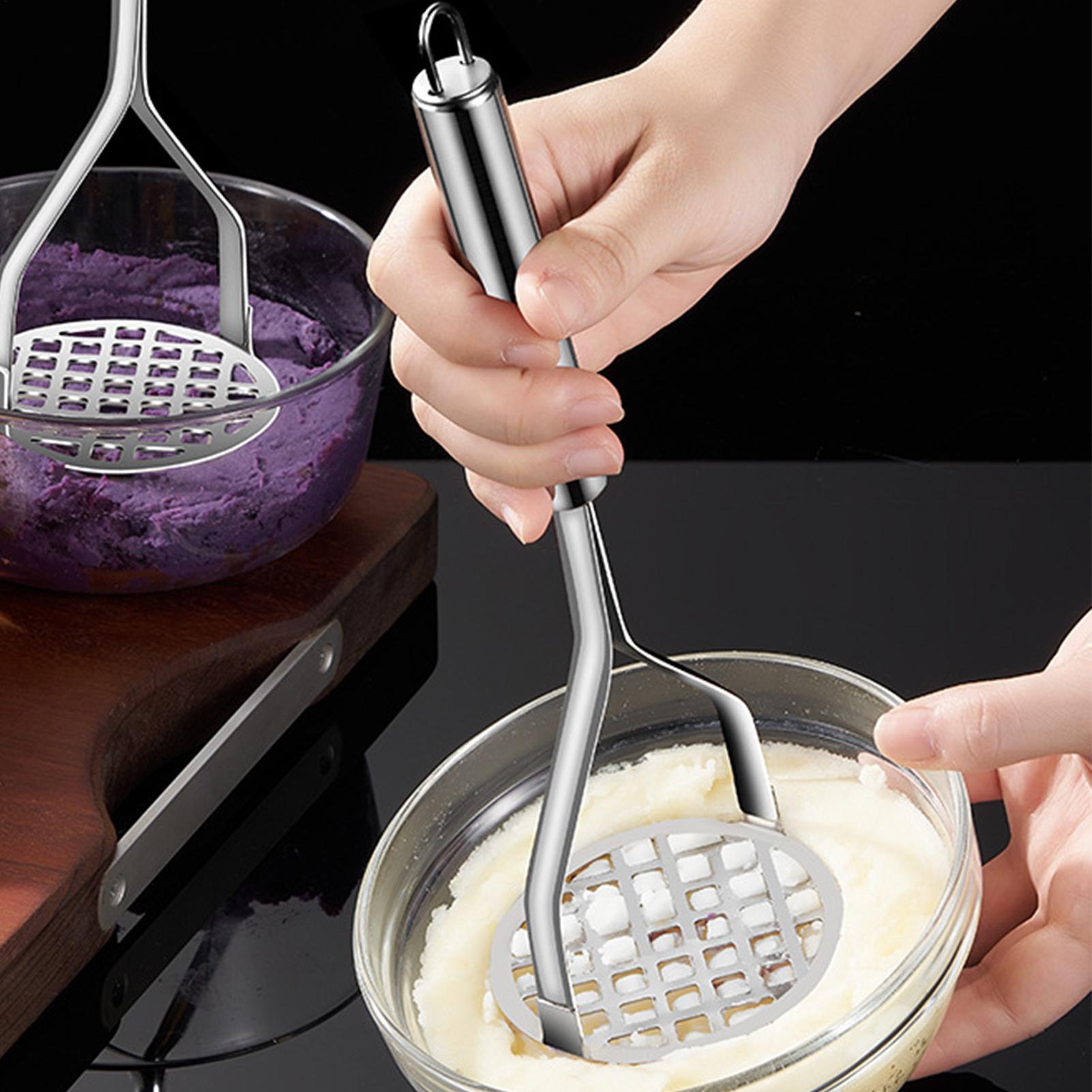 手動ステンレス鋼ポテトマッシャー果物野菜圧力泥機キッチン子供 - Kitchen Gadgets For Men のレビューと価格