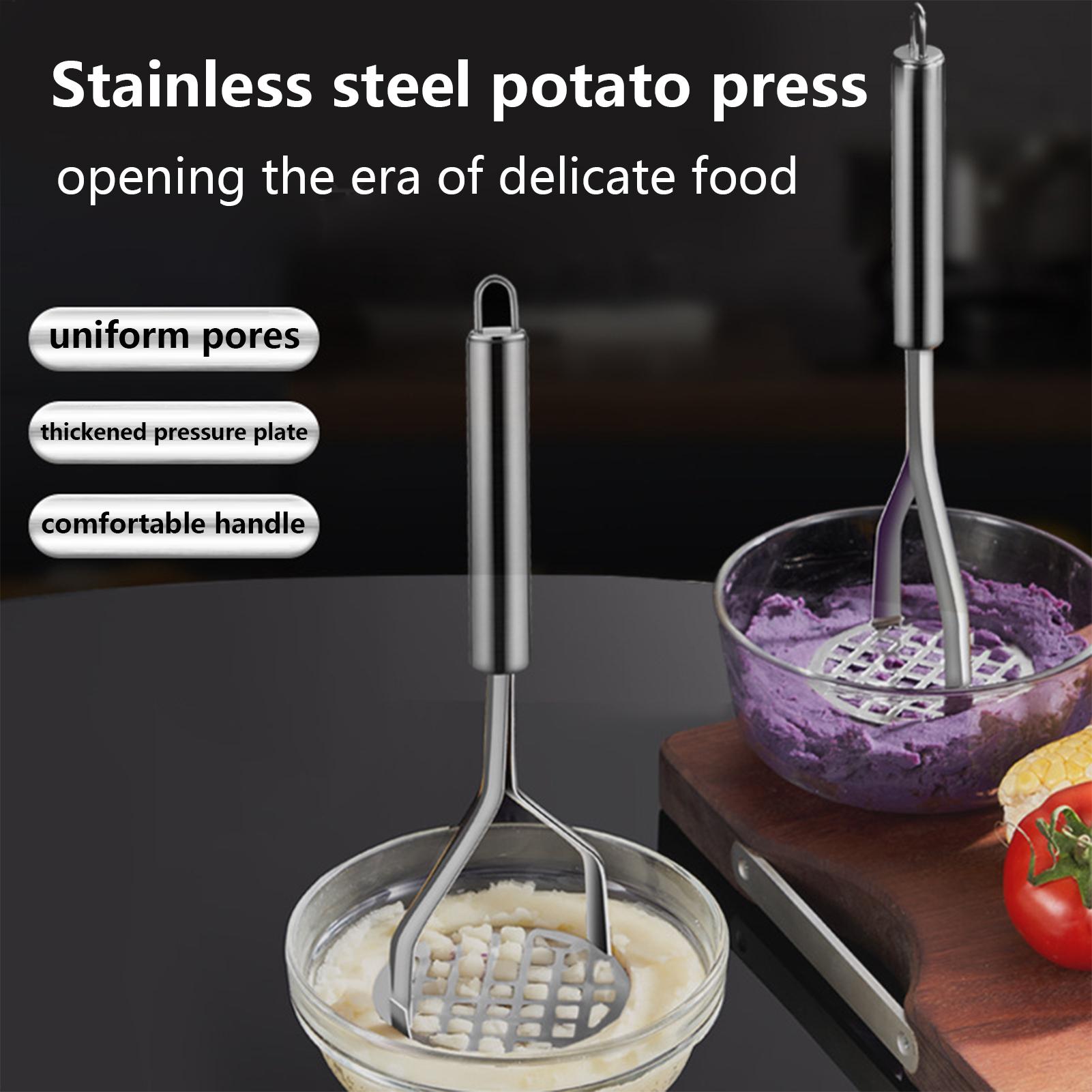 手動ステンレス鋼ポテトマッシャー果物野菜圧力泥機キッチン子供 - Kitchen Gadgets For Men のレビューと価格