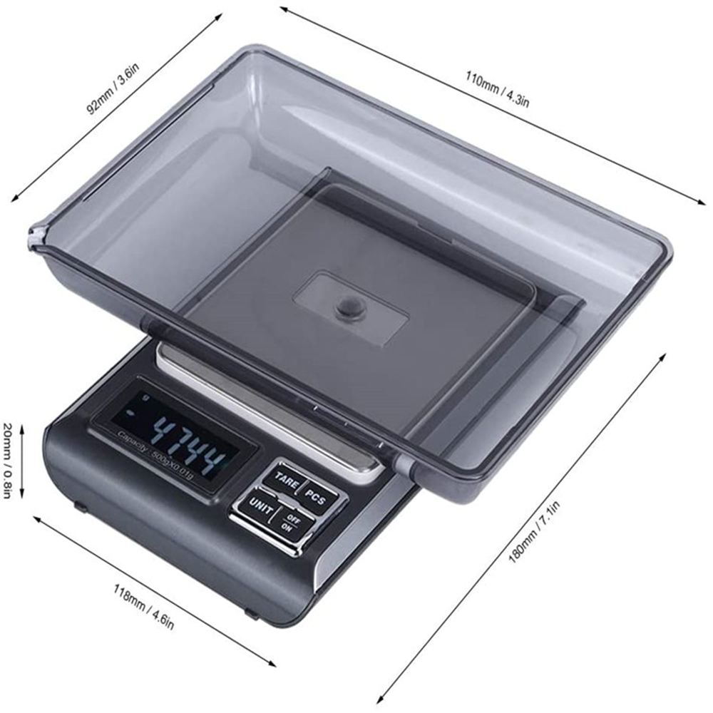 500g/0.01g電子ジュエリースケール高精度ジュエリーゴ - Kitchen Gadgets Gold のレビューと価格