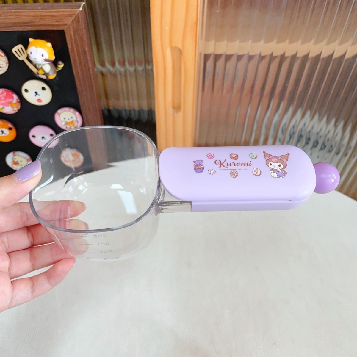 新しい、かわいい米用計量スプーン。袋に取り付けられるクリップ - Kitchen Gadgets New Products のレビューと価格