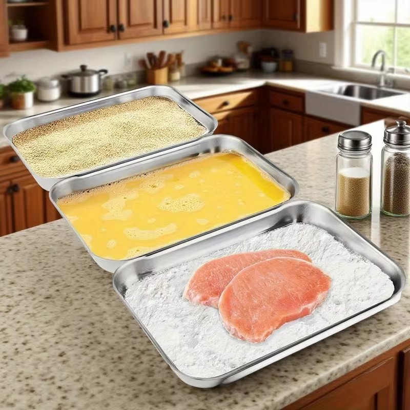 透明な蓋付きのステンレス製食品保存容器3点セット。漏れ防止設 - Kitchen Gadgets Organizer のレビューと価格